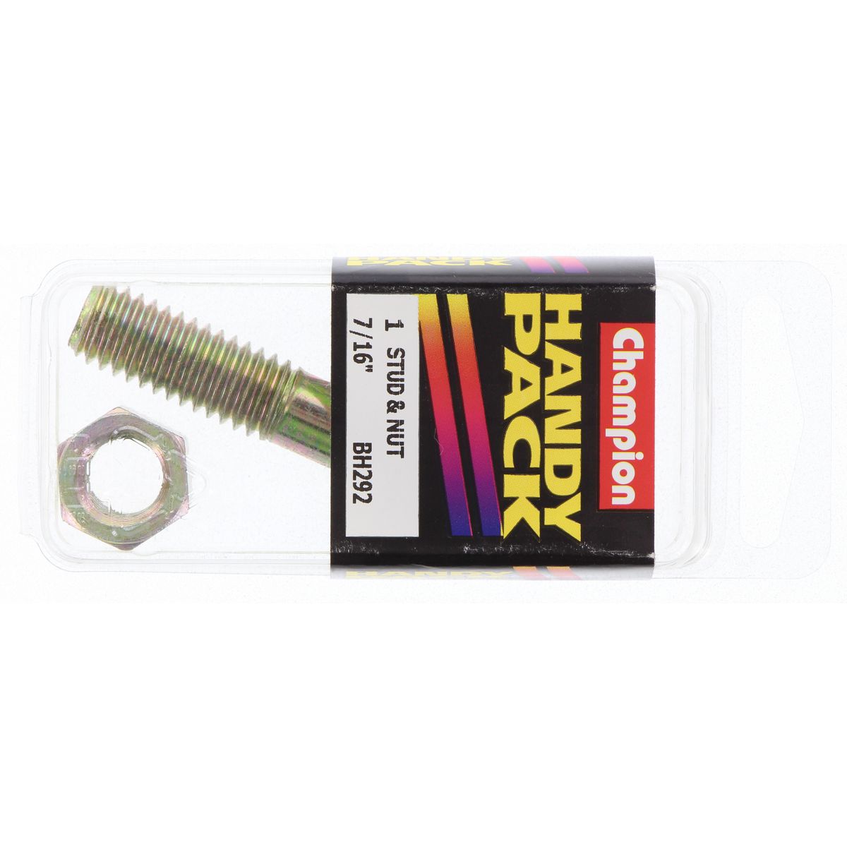 Champion Fasteners Manifold Stud & Nut 7/16In X 2 1/4In Unc BH292