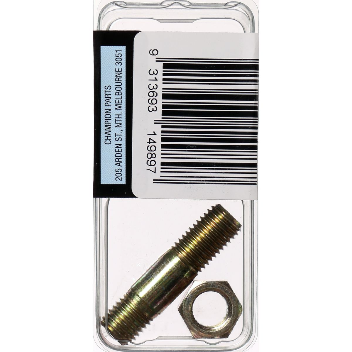 Champion Fasteners Manifold Stud & Nut M10 X 41 X 1.25mm BH293
