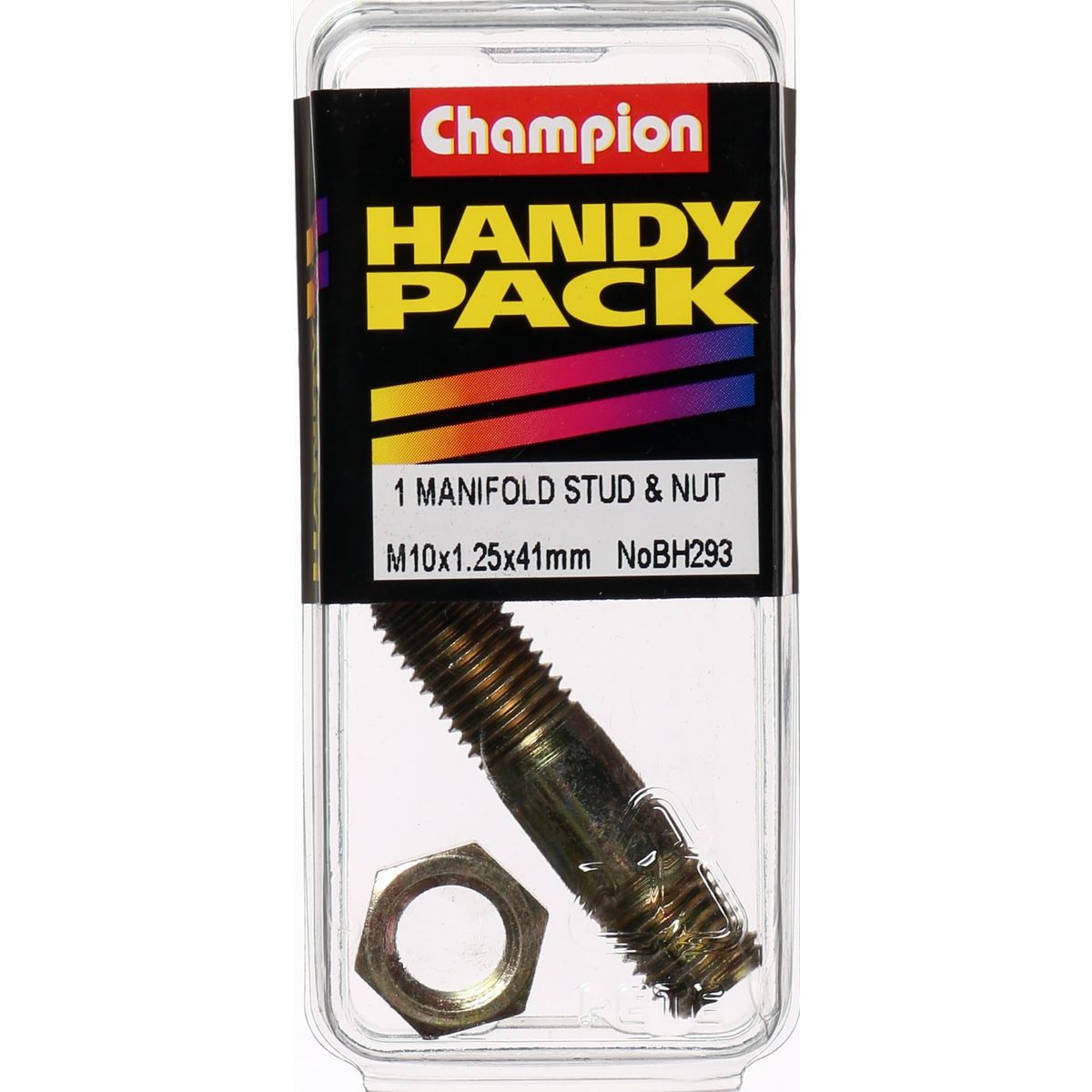 Champion Fasteners Manifold Stud & Nut M10 X 41 X 1.25mm BH293