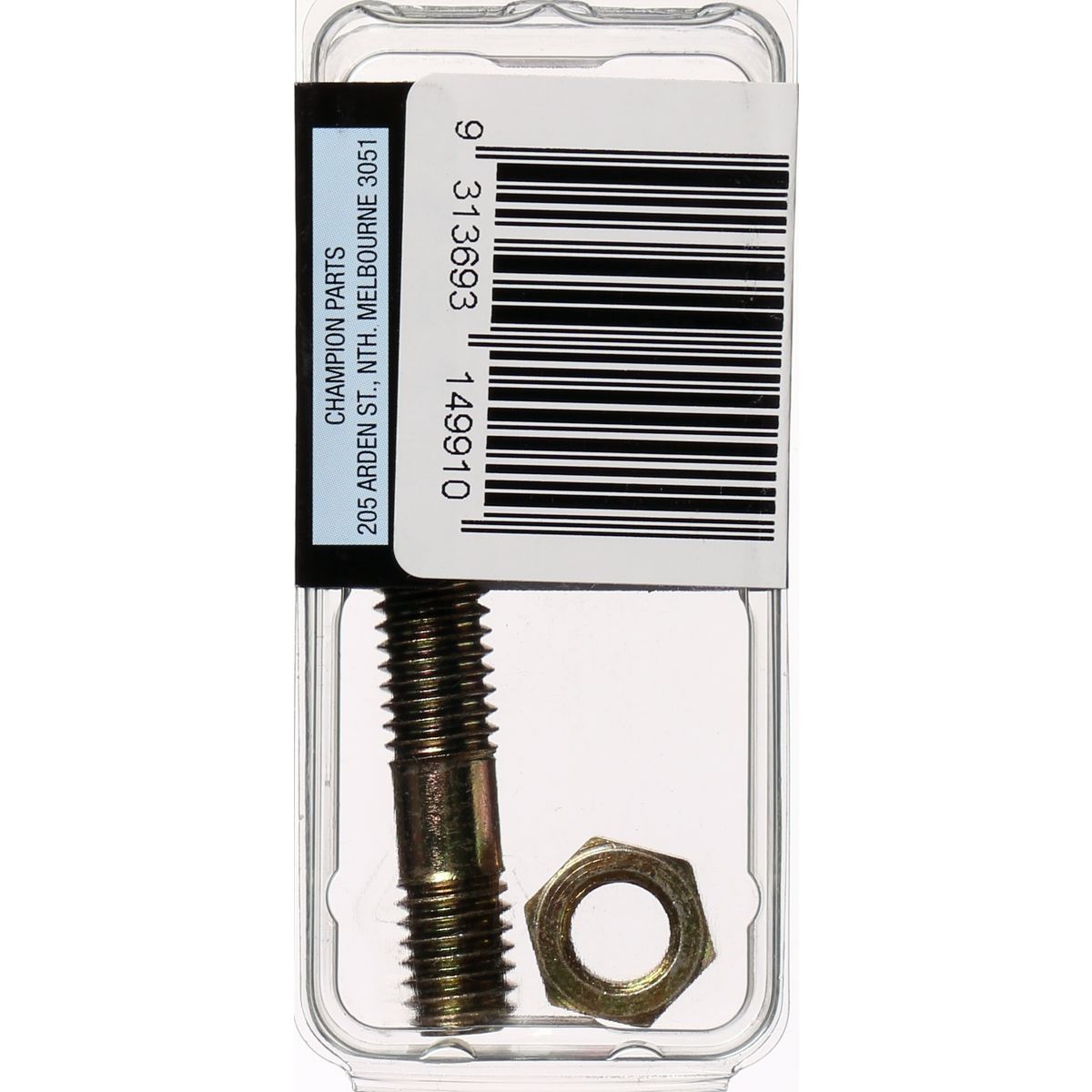 Champion Fasteners Manifold Stud & Nut 3/8In X 3In Unc BH295