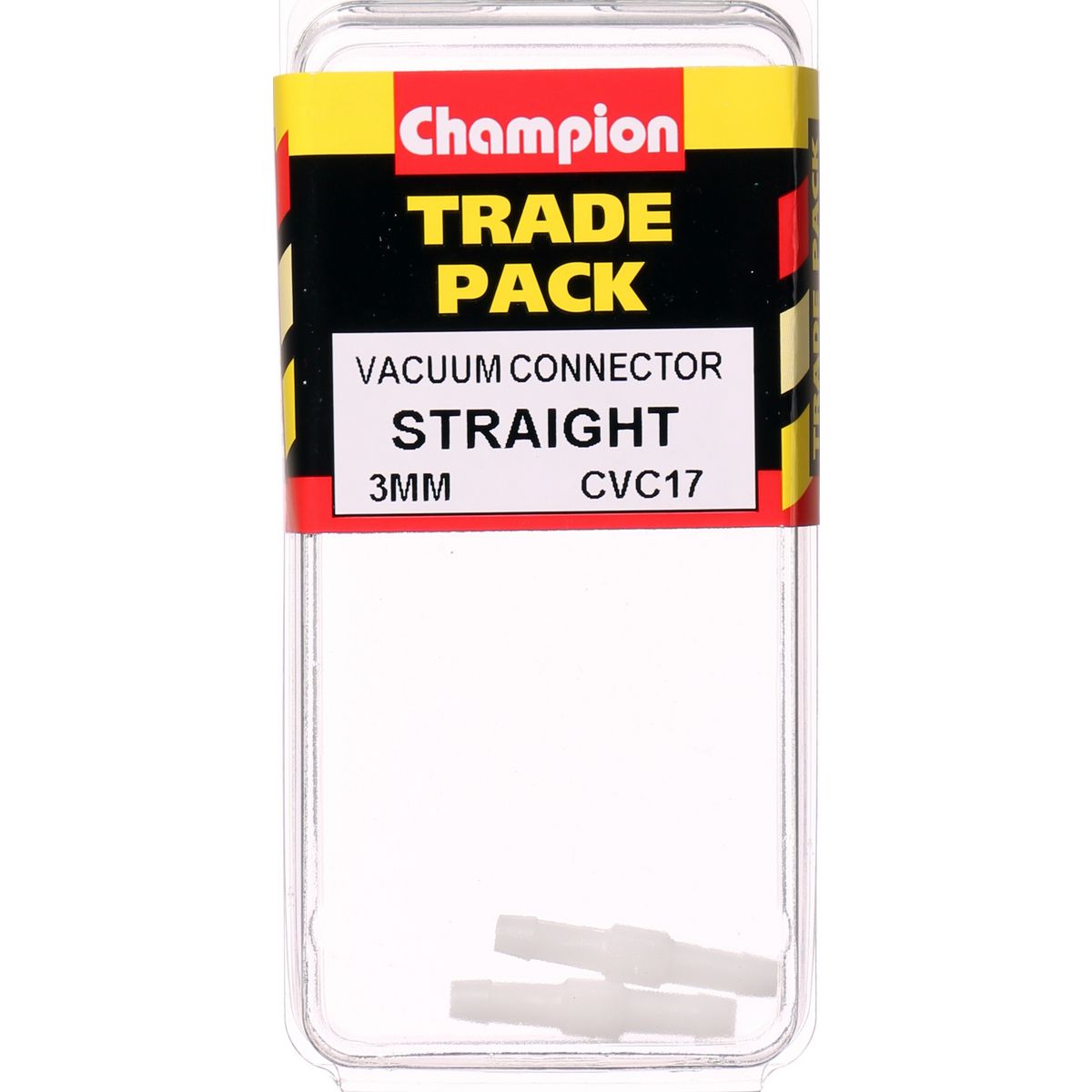 Champion Vacuum Connector Straight 3mm CVC17