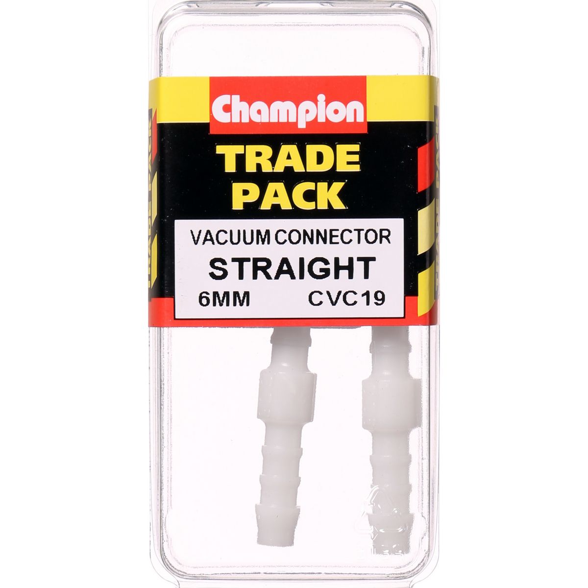 Champion Vacuum Connector Straight 6mm CVC19