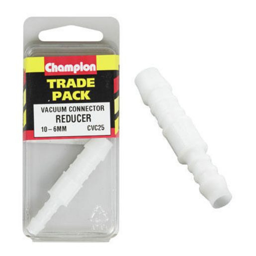 Champion Fasteners Hose Fitting Straight Connector Reducing 10 6mm CVC25