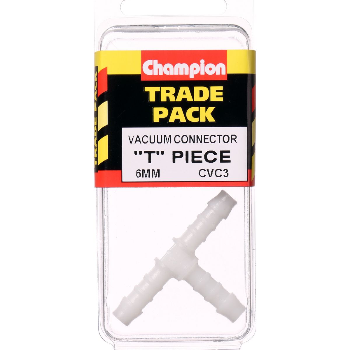 Champion Vacuum Connector "T" 6mm CVC3