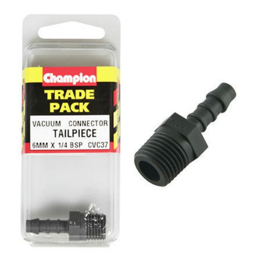 Champion Fasteners Hose Fitting Tailpiece 6mm x 1/4in CVC37