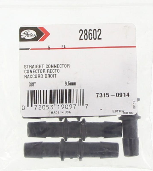 Gates Heater Hose Adaptor 3/8In 9mm 28602