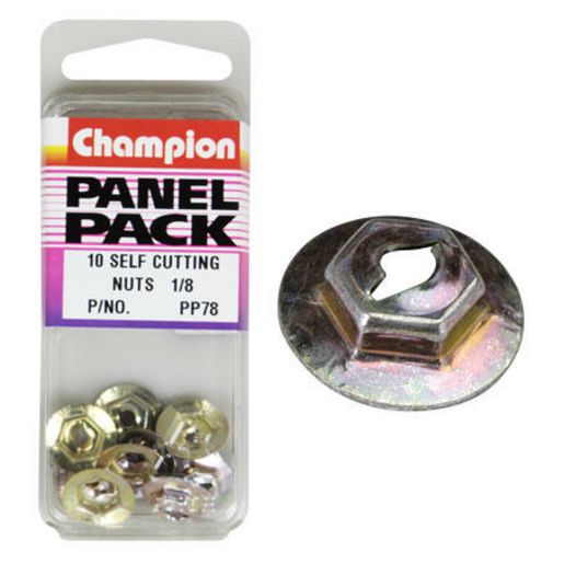 Champion Fasteners Self Cut Nuts 1/8in PP78