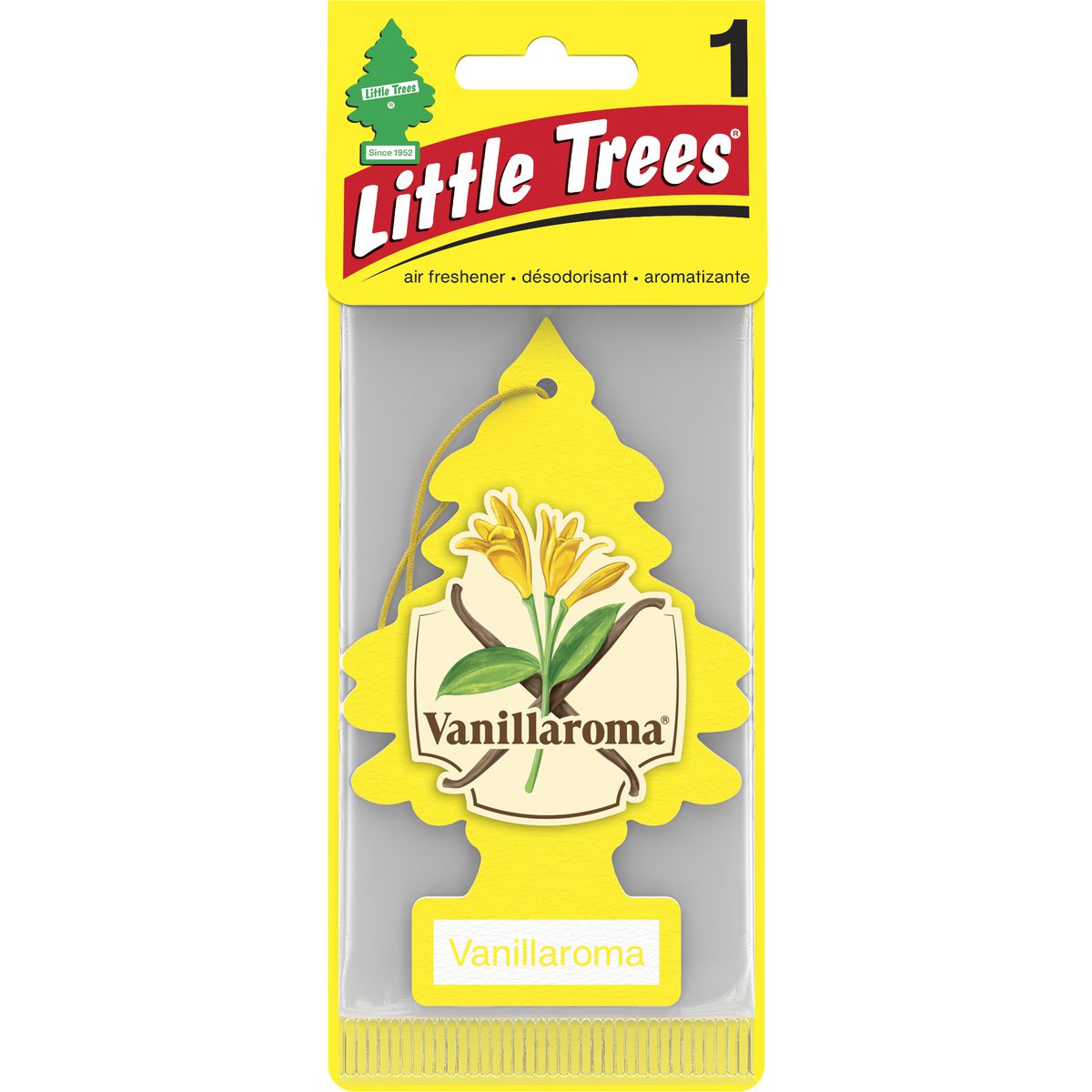 Little Trees Car Air Freshener Vanillaroma 1 Pack