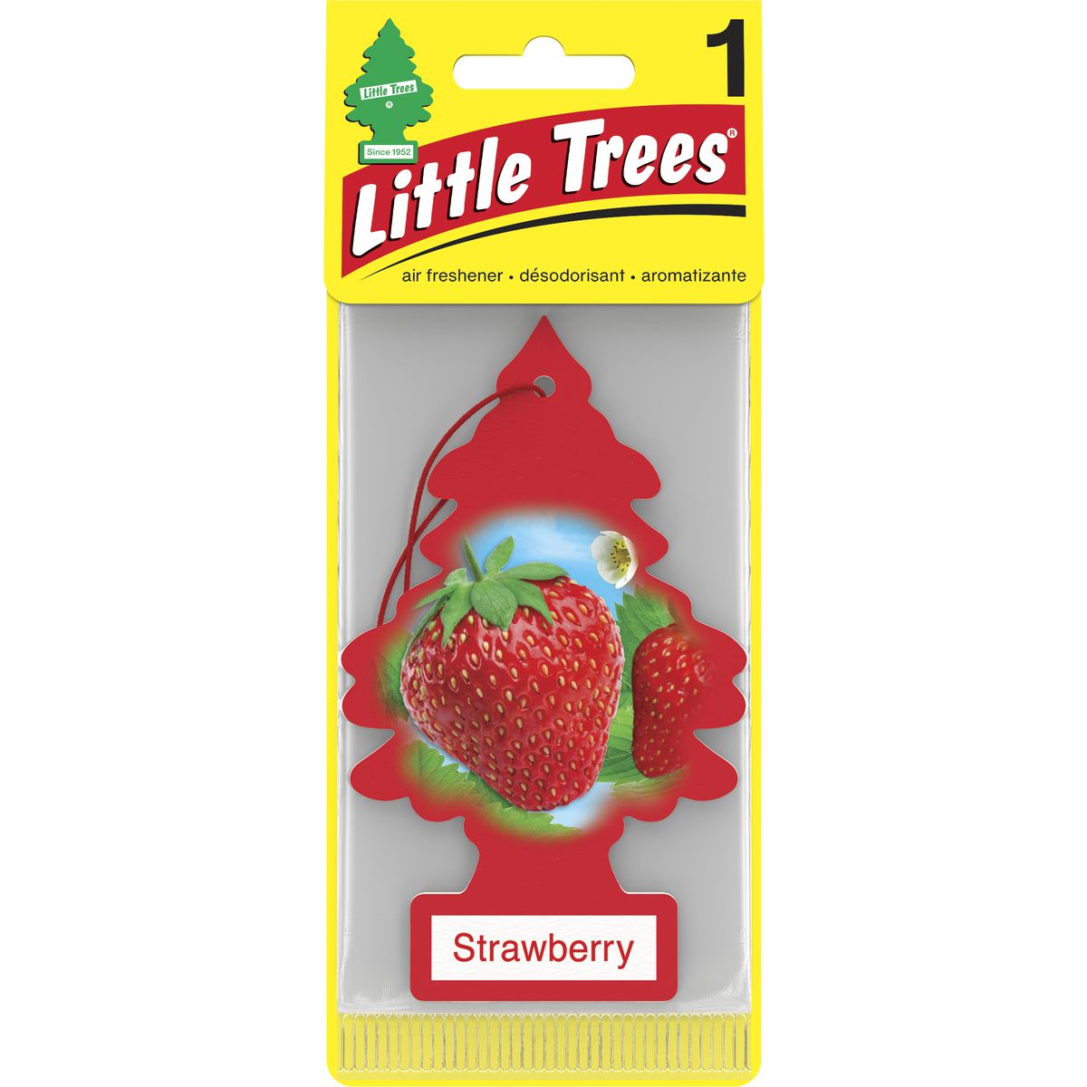 Little Trees Car Air Freshener Strawberry 1 Pack