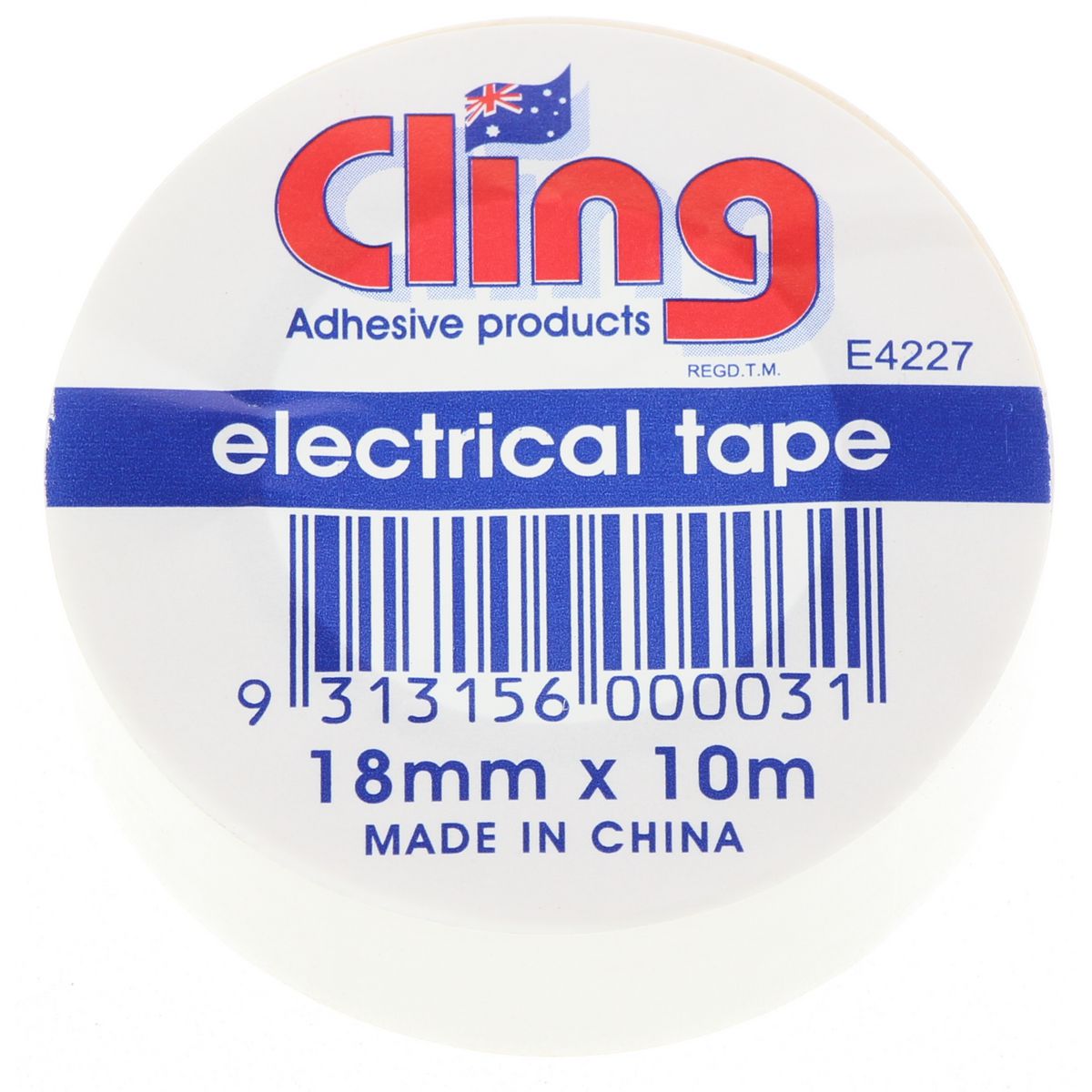 Cling White PVC Tape 18mmx10mm R30WH