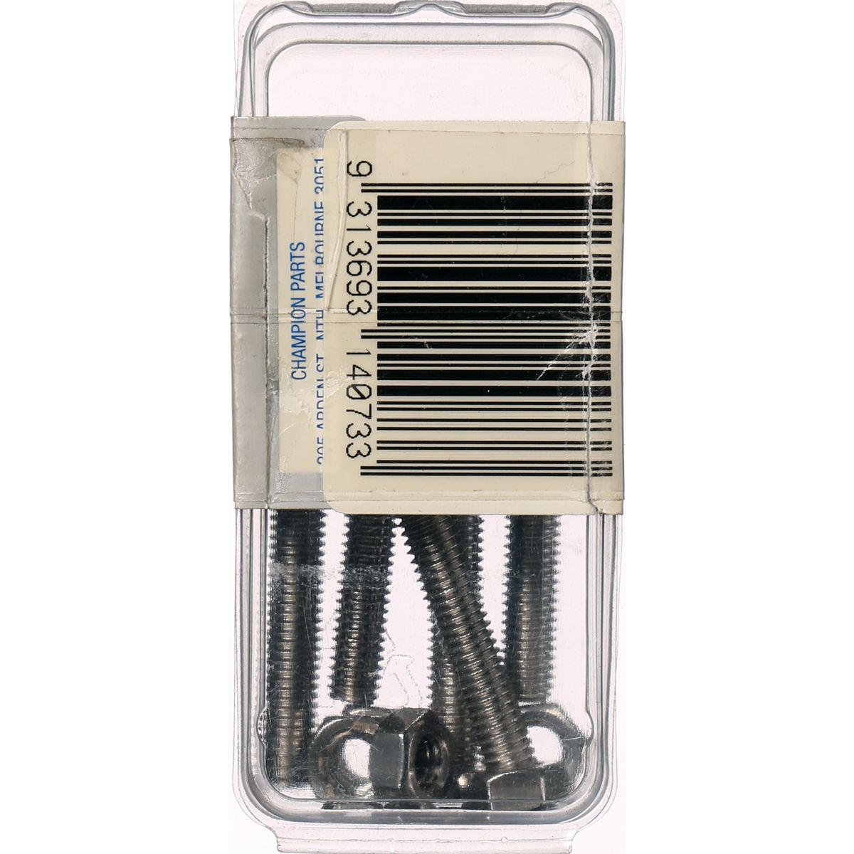 Champion Fasteners Hex Set Screw & Nut Stainless Steel M6X40mm & M6X1.00mm 316/A4 CSP43