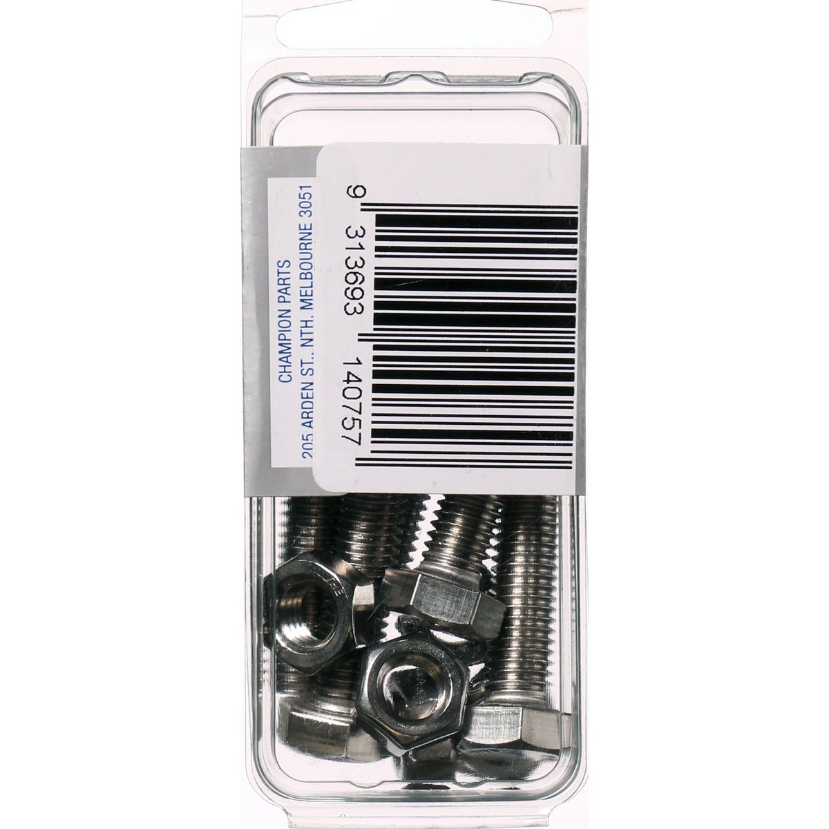 Champion Hex Nut & Screw Set M8x35mm & M8x1.25mm 10Pk CSP45