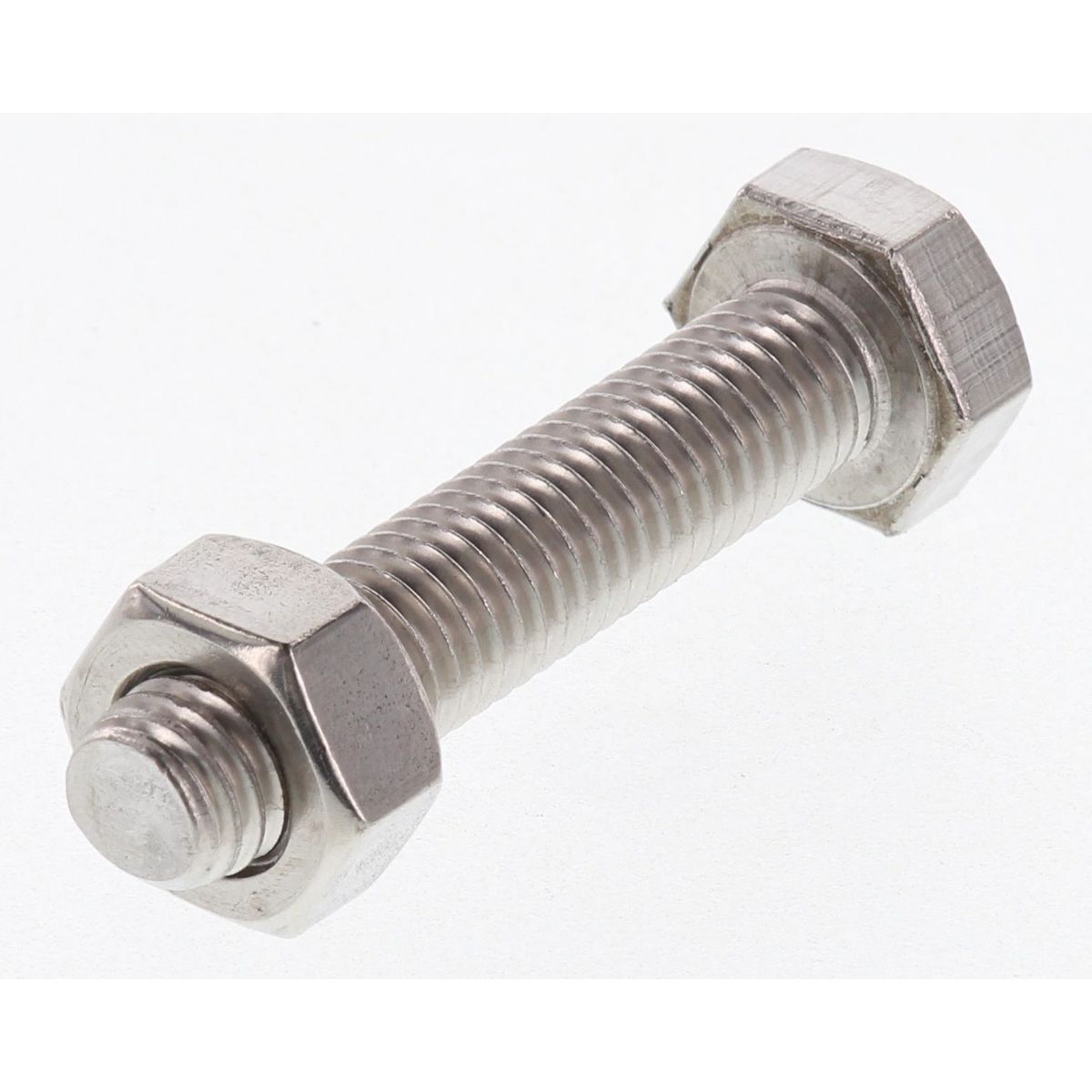 Champion Fasteners Hex Set Screw & Nut Stainless Steel M8X40mm & M8X1.25mm 316/A4 CSP46