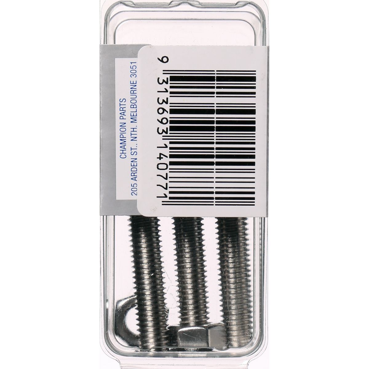 Champion Fasteners Hex Set Screw & Nut Stainless Steel M8X50mm & M8X1.25mm 316/A4 CSP47