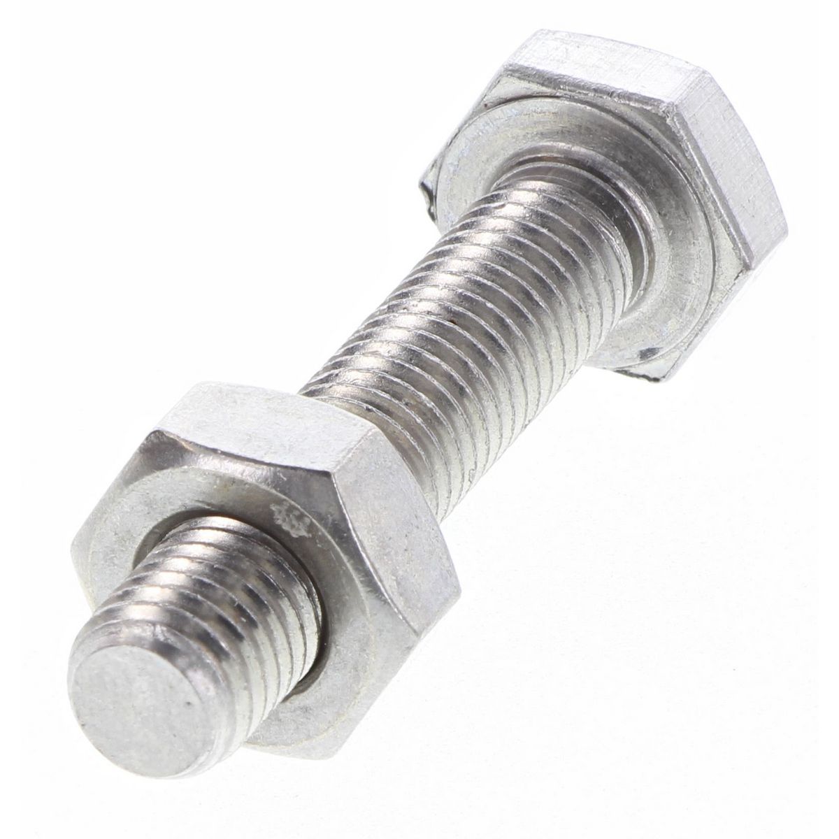 Champion Fasteners Hex Set Screw & Nut Stainless Steel M10X50mm & M10X1.50mm 316/A4 CSP50