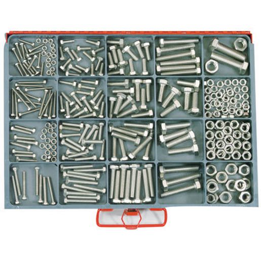 Champion Screw & Nut Master Assortment Kit Metric 17 Sizes 316Pk CA1880