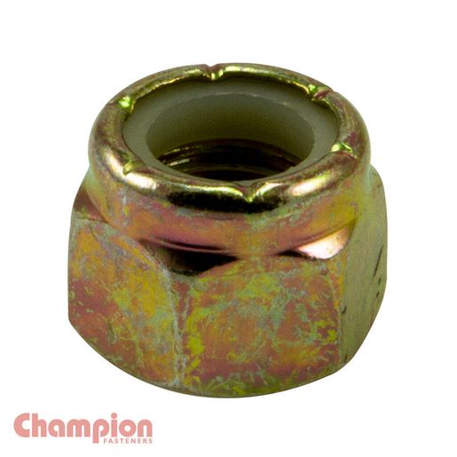 Champion Fasteners Hex Nut Self Locking Nylon Insert M8 x 1.25mm C360-8