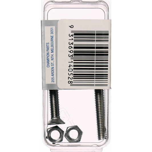 Champion Fasteners Machine Screw Csk Phillips Stainless Steel M6X50mm & M6X1.00mm 316/A4 CSP22