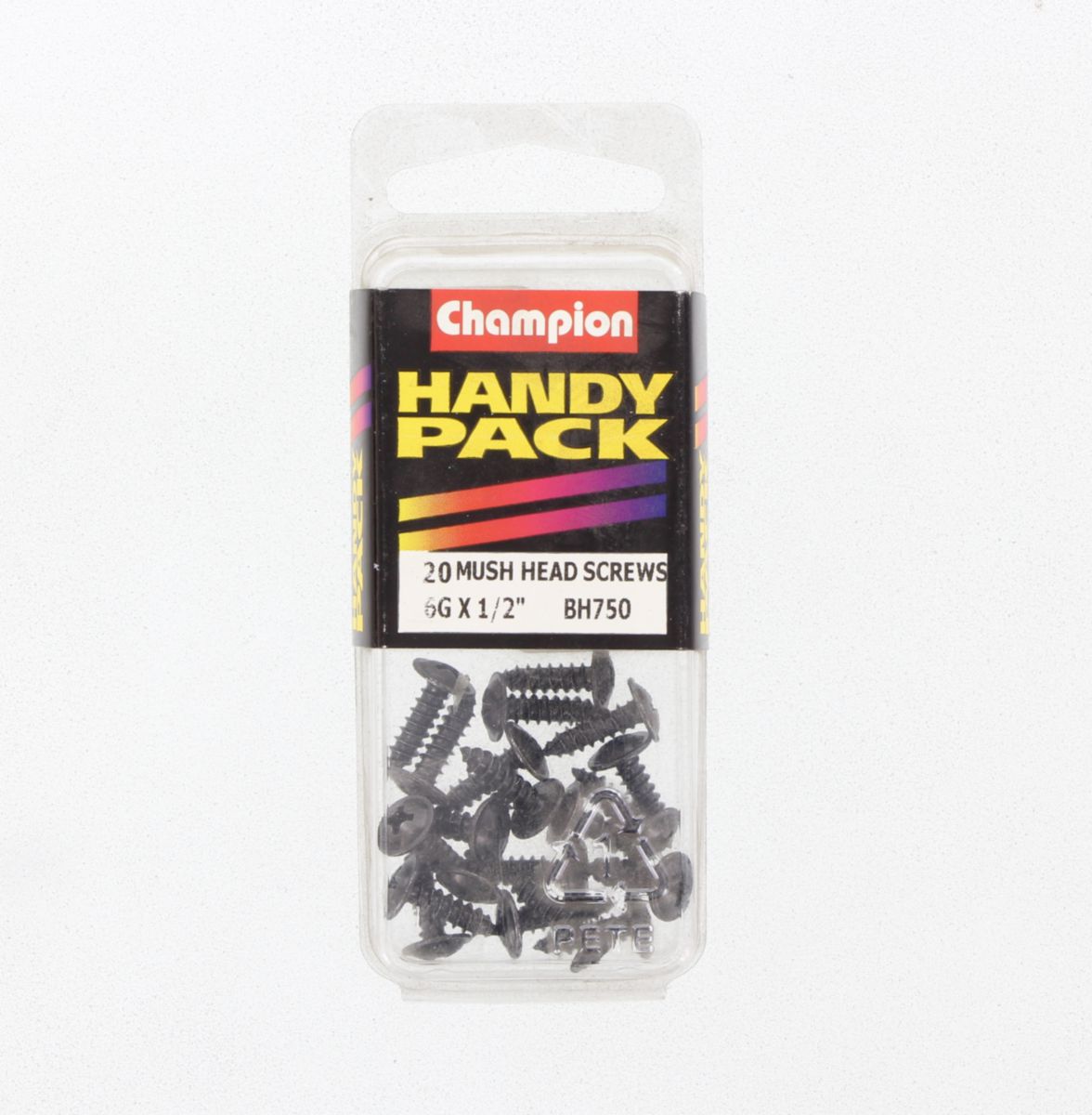 Champion Screw Self Tapp Mushroom Head Phillips 3.5 x 19mm 15Pk BH750