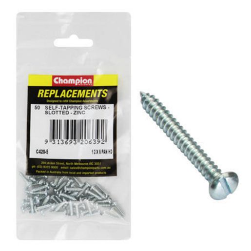 Champion Fasteners Self Tapper Screw Pan Combo 3.5 x 13mm Zinc Plated C420-5
