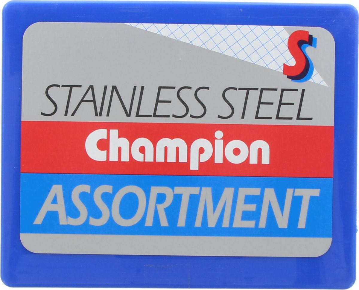 Champion Screw Self Tapp Panhead X'Recess Phillips Assortment Pack Metric 15 Sizes 415Pk CA1810