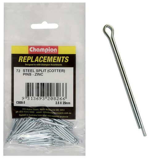 Champion Split Pin 2.5 x 25mm 100Pk C800-5