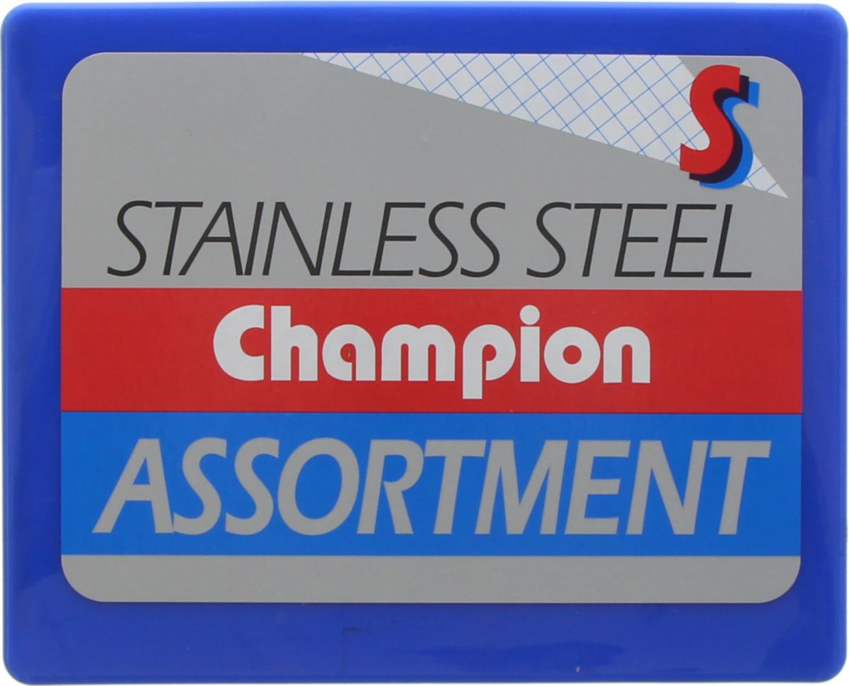 Champion Split Pin Cotter Assortment Pack Metric 10 Sizes 225Pk CA1850