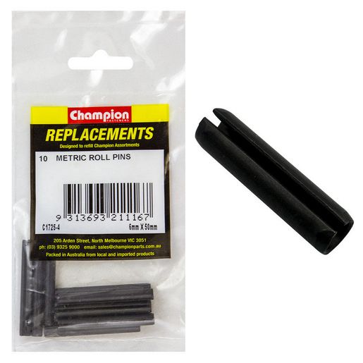 Champion Fasteners Roll Pin 6.0 x 50mm C1725-4