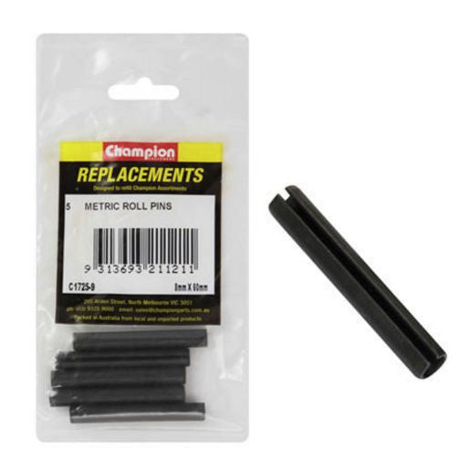 Champion Fasteners Roll Pin 8.0 x 60mm C1725-9