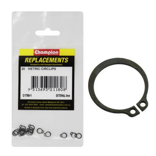Champion Fasteners Circlip External Shaft 6mm (Stw6) C1760-1