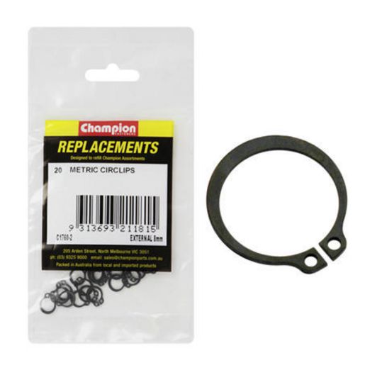 Champion Fasteners Circlip External Shaft 8mm (Stw8) C1760-2