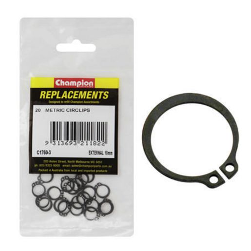 Champion Fasteners Circlip External Shaft 10mm (Stw10) C1760-3