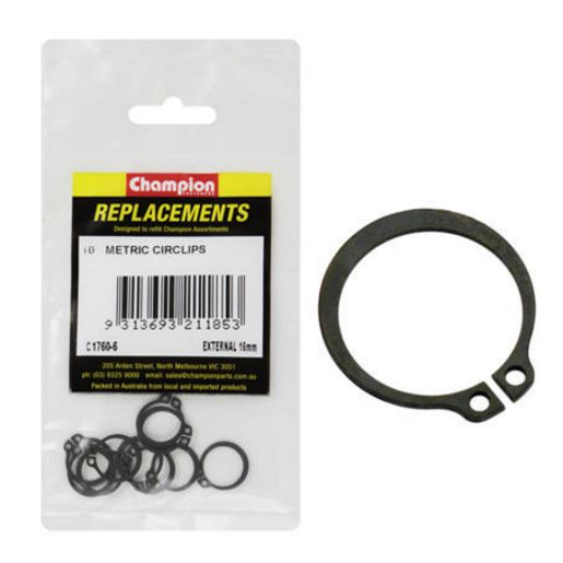 Champion Fasteners Circlip External Shaft 16mm (Stw16) C1760-6