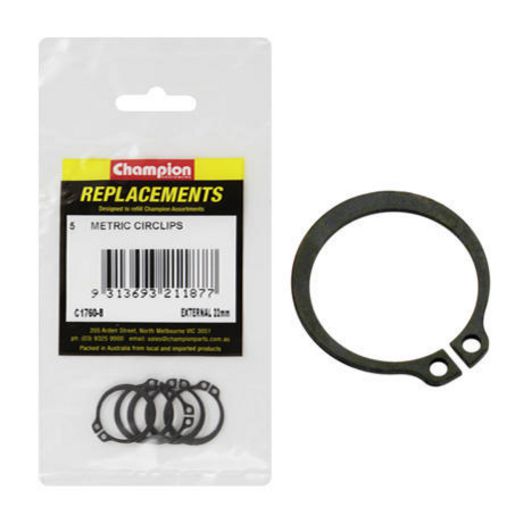 Champion Fasteners Circlip External Shaft 22mm (Stw22) C1760-8