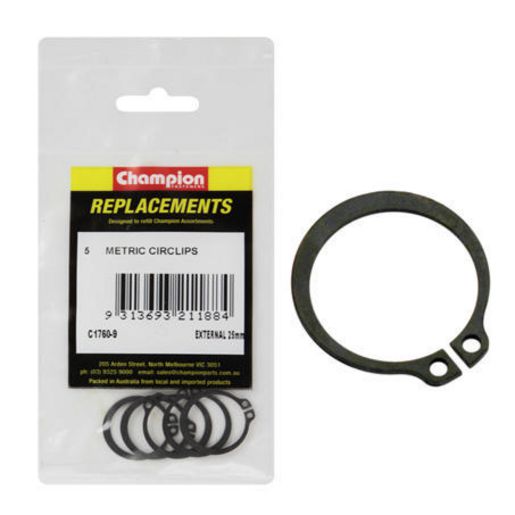 Champion Fasteners Circlip External Shaft 25mm (Stw25) C1760-9