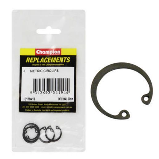 Champion Fasteners Circlip Internal Shaft 20mm (Rtw20) C1760-12