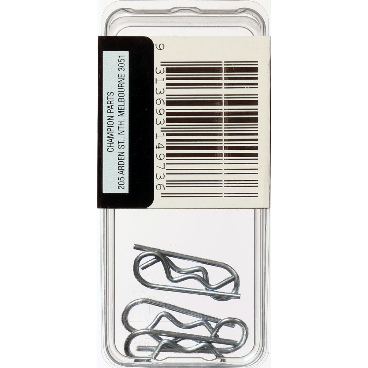 Champion Fasteners R Clip Suit 3/16In 1/4In Shaft BH270