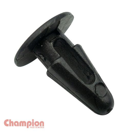 Champion Fasteners Canoe Clip Black Len:16mm Hole:8.2 8.4mm Head:14mm C1735-4
