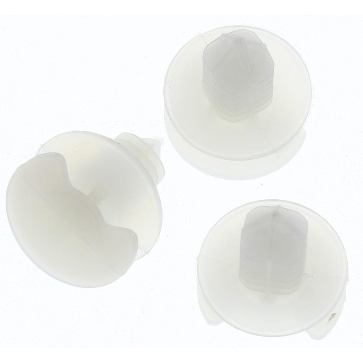 Champion Fasteners Door Panel Clip Clear Len: 12mm Stem Dia: 8mm Top Head: 17.4mm Bottom Head: 19mm BH438