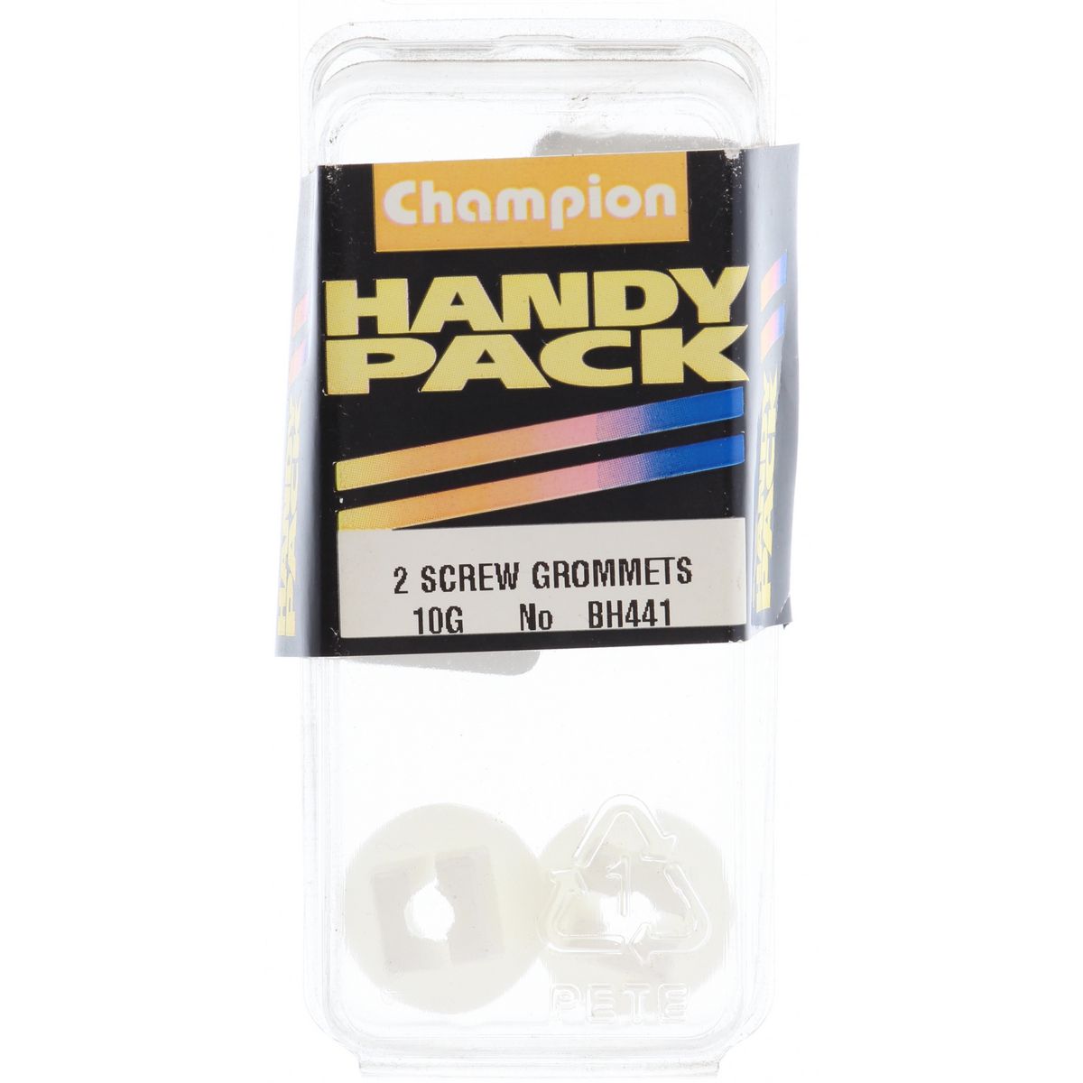 Champion Fasteners Screw Grommet White Screw Size 4.2mm Hole:8.3 X 8.3mm BH441