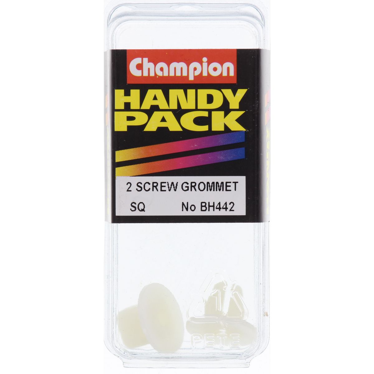 Champion Fasteners Screw Grommet Len:11mm Screw Size 4.8mm Hole:8 X 8mm Head:17mm BH442