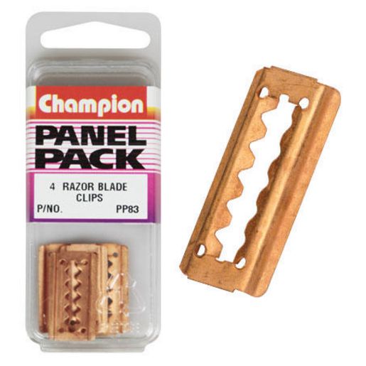 Champion Fasteners Length: 28mm-Head: 13.5mm Razor Blade PP83
