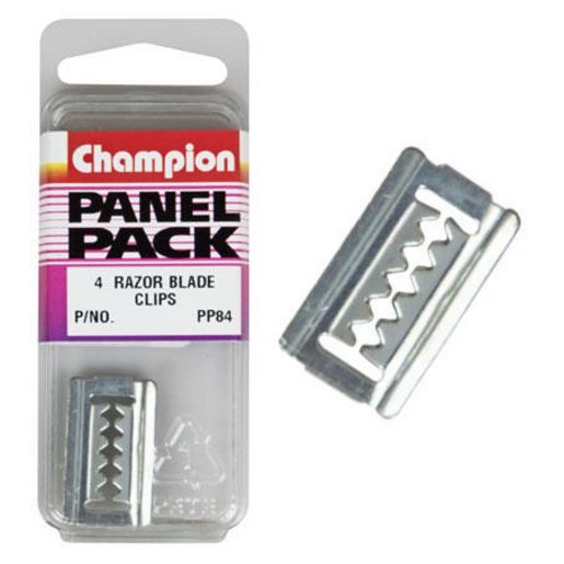 Champion Fasteners Razor Blade Clip Length: 30mm Head: 16mm PP84
