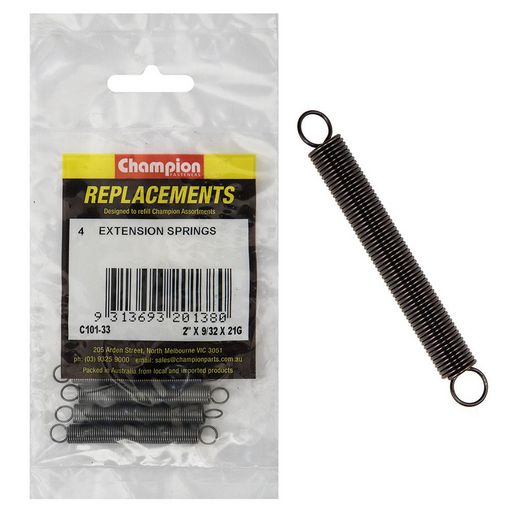 Champion Fasteners Spring Extension 50 x 7 x 0.8mm Refill Pack C101-33