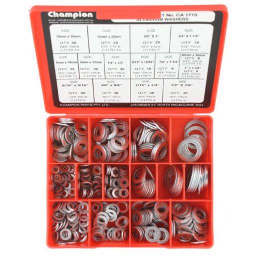 Champion Fasteners Aluminium Washer Assortment CA1770