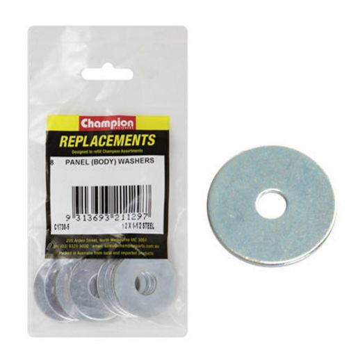 Champion Flat Body Washer 1/2" x 1-1/2" 8Pk C1730-5