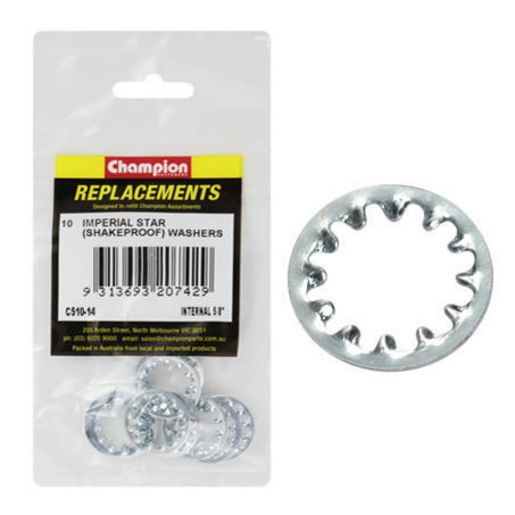 Champion Fasteners Washer Shakeproof Internal 5/8in Zinc Plated C510-14