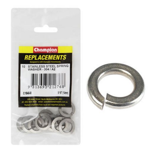 Champion Fasteners Washer Spring Flat Section Stainless Steel 9/16in (14mm) 304/A2 C1840-8