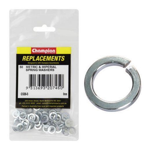 Champion Fasteners Washer Spring Flat Section 3/8in Zinc Plated C520-6