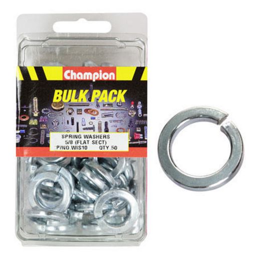 Champion Fasteners Washer Spring Flat Section 5/8in Zinc Plated WIS10